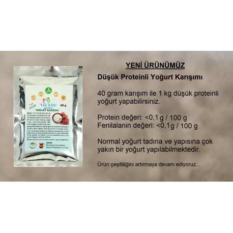 Düşük Proteinli Yoğurt Karışımı - 40g